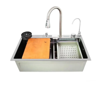 Мийка багатофункціональна Zerix ZH7546-SET-07.SUS304 DECOR з вбудованим змішувачем (ZX5684) Мийка багатофункціональна Zerix ZH7546-SET-07.SUS304 DECOR з вбудованим змішувачем (ZX5684)