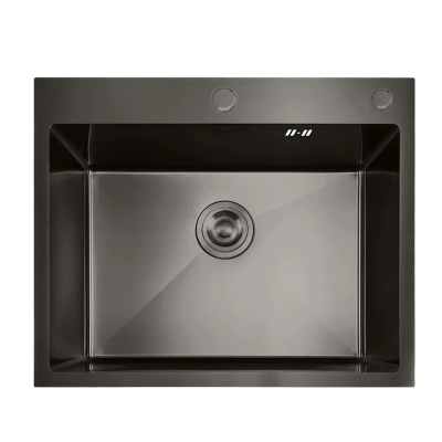 Мийка Mixxus MH5843 Nano-Black з нерж. сталі (колір графіт) (MX1931) Мийка Mixxus MH5843 Nano-Black з нерж. сталі (колір графіт) (MX1931)