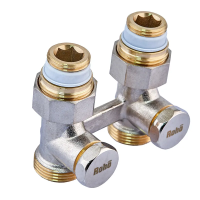 Кран запірний для радіатора Н-подібний Roho R5350-075 - 3/4 Кран запірний для радіатора Н-подібний Roho R5350-075 - 3/4