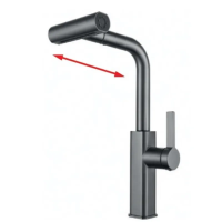 Змішувач для кухні Mixxus MOZ-014 Graphite з висув.лійкою (4 реж.)з нерж.ст. (MI6340) Змішувач для кухні Mixxus MOZ-014 Graphite з висув.лійкою (4 реж.)з нерж.ст. (MI6340)