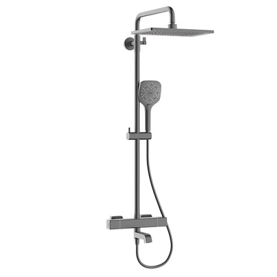 Душова колона з термостатичним змішувачем Koer KB-57011-07, 3 функції (KR5217) Душова колона з термостатичним змішувачем Koer KB-57011-07, 3 функції (KR5217)