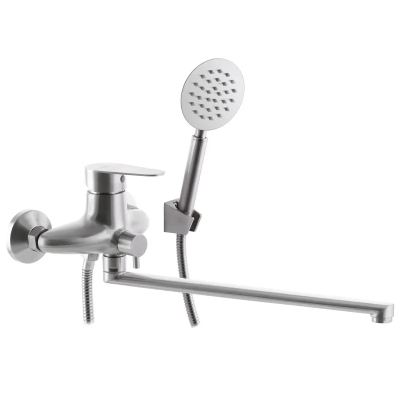 Змішувач для ванни з нерж. стали SUS304 Zerix ASA-006 (Euro) (ZX3159) Змішувач для ванни з нерж. стали SUS304 Zerix ASA-006 (Euro) (ZX3159)