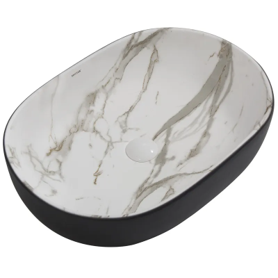 Раковина накладна MIXXUS PREMIUM ELLIPSE-0105 MARBLE-BLACK 600х400х150mm (MP6565) Раковина накладна MIXXUS PREMIUM ELLIPSE-0105 MARBLE-BLACK 600х400х150mm (MP6565)