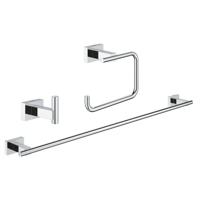 Набір аксесуарів 3 в 1 Grohe Essentials Cube New (40777001) Набір аксесуарів 3 в 1 Grohe Essentials Cube New (40777001)