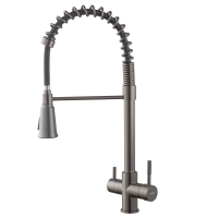 Змішувач для кухні Koer KB-72025-07 з виходом для питної води (вилив - пружина) (KR5016) Змішувач для кухні Koer KB-72025-07 з виходом для питної води (вилив - пружина) (KR5016)