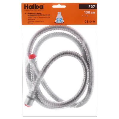 Шланг Haiba F07 армований нейлоном, 150 см (HO0021) Шланг Haiba F07 армований нейлоном, 150 см (HO0021)