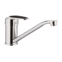 Змішувач для кухні Cron Magic 555 (чорна ручка) (CR0108) Змішувач для кухні Cron Magic 555 (чорна ручка) (CR0108)