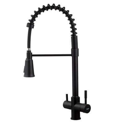 Змішувач для кухні Koer KB-72025-05 з виходом для питної води (вилив - пружина) (KR5015) Змішувач для кухні Koer KB-72025-05 з виходом для питної води (вилив - пружина) (KR5015)