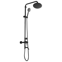 Душова колона зі змішувачем Mixxus SUS-009-J чорний (з нерж. сталі) (MI2808) Душова колона зі змішувачем Mixxus SUS-009-J чорний (з нерж. сталі) (MI2808)