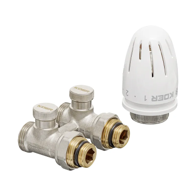 Комплект для нижньої підкл. радіатора KOER SET-22 - 1/2 Комплект для нижньої підкл. радіатора KOER SET-22 - 1/2