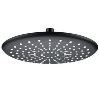 Лійка для душу стельова Mixxus SH-15-OH Black (230мм) (LE2783)