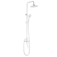 Душова колона із змішувачем Plamix Rain-009-J.White (Колір Білий) (PM0636) Душова колона із змішувачем Plamix Rain-009-J.White (Колір Білий) (PM0636)