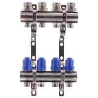 Колекторний блок з термостатіч. клапанами Koer KR.1100-04 1 Колекторний блок з термостатіч. клапанами Koer KR.1100-04 1