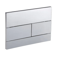 Панель змиву Koer KT-0603-01 240x160x10mm пластикова, кнопка лінійна (KR5319)