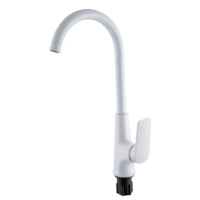 Змішувач для кухні Plamix Lucas-011 SET White з підведенням (PM0714) Змішувач для кухні Plamix Lucas-011 SET White з підведенням (PM0714)