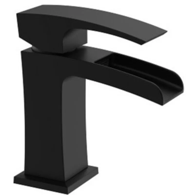 Змішувач для умивальника KOER KB-14007-05 водоспад (Колір чорний) (KR3447) Змішувач для умивальника KOER KB-14007-05 водоспад (Колір чорний) (KR3447)