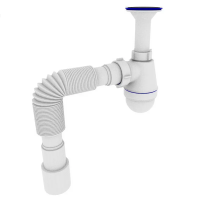 Сифон для умивальника Zerix SU-01 1 1/4 Сифон для умивальника Zerix SU-01 1 1/4