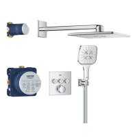 Душова система прихованого монтажу на 3 виходи з термостатом Grohe Grohtherm SmartControl (34864000 Душова система прихованого монтажу на 3 виходи з термостатом Grohe Grohtherm SmartControl (34864000