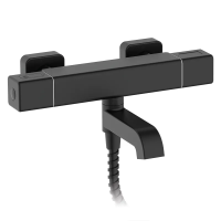 Термостатичний змішувач для ванни з коротким виливом Koer KB-47011-05 (Колір чорний) (KR4721) Термостатичний змішувач для ванни з коротким виливом Koer KB-47011-05 (Колір чорний) (KR4721)