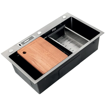 Мийка Mixxus Premium MH7545-SET-05 NANO-BLACK (3.0/0.8) комплект (графіт) (MX9632) Мийка Mixxus Premium MH7545-SET-05 NANO-BLACK (3.0/0.8) комплект (графіт) (MX9632)