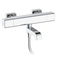 Термостатичний змішувач для ванни з коротким виливом Koer KB-47011-01 (Колір хром) (KR4720) Термостатичний змішувач для ванни з коротким виливом Koer KB-47011-01 (Колір хром) (KR4720)