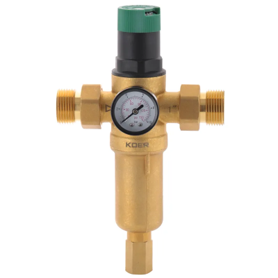Фільтр самоочістн.с редуктором тиску і манометром Koer KR.1249 1 Фільтр самоочістн.с редуктором тиску і манометром Koer KR.1249 1