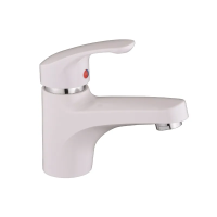 Змішувач для умивальника Plamix Fidel-001 SET White (з підведенням) (PM0659) Змішувач для умивальника Plamix Fidel-001 SET White (з підведенням) (PM0659)