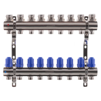 Колекторний блок з термостатичними клапанами Koer KR.1100-09 1 Колекторний блок з термостатичними клапанами Koer KR.1100-09 1