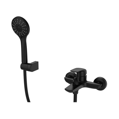 Змішувач для ванни з коротким виливом Koer KB-40008-05 (Колір чорний) (KR3473) Змішувач для ванни з коротким виливом Koer KB-40008-05 (Колір чорний) (KR3473)