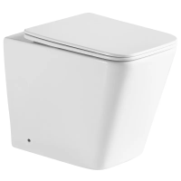 Унітаз підлоговий безбачковий Mixxus Premium QUADRO-0701-R 600х355х410mm, система змиву RIMLESS (MP