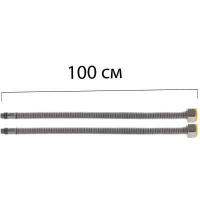 Гофровані шланги для змішувача Champion Шланг M-10 (100 см) сильфонні Zerix (CH0171) Гофровані шланги для змішувача Champion Шланг M-10 (100 см) сильфонні Zerix (CH0171)