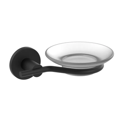 Мильниця настінна Zerix Delux M1302A Black (ZX4646) Мильниця настінна Zerix Delux M1302A Black (ZX4646)