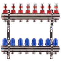 Колекторний блок з витратомірами Koer KR.1110-08 1 Колекторний блок з витратомірами Koer KR.1110-08 1