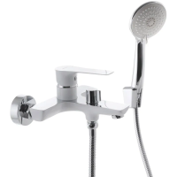 Змішувач для ванни з коротким виливом Mixxus Premium Eva 009 Euro Білий (MI5811) Змішувач для ванни з коротким виливом Mixxus Premium Eva 009 Euro Білий (MI5811)