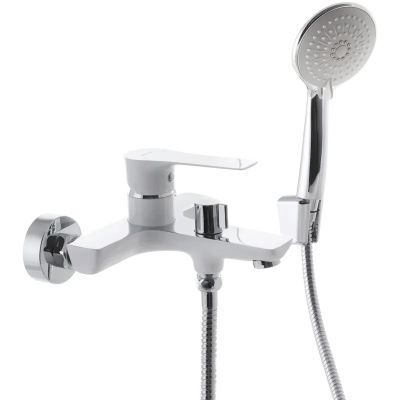 Змішувач для ванни з коротким виливом Mixxus Premium Eva 009 Euro Білий (MI5811) Змішувач для ванни з коротким виливом Mixxus Premium Eva 009 Euro Білий (MI5811)