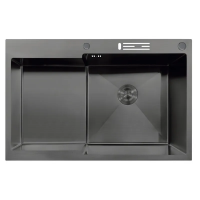 Мийка MIXXUS MH7849R-HK NANO-BLACK (3.0/0.9) з нержавіючої сталі 