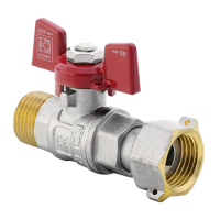 Кран з накидною гайкою 3/4 Кран з накидною гайкою 3/4