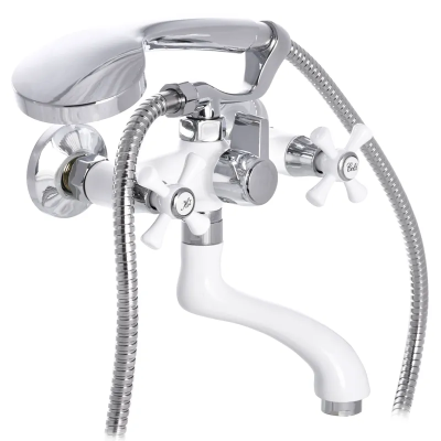 Змішувач для ванни Mixxus Omega 142 White (MI2769) Змішувач для ванни Mixxus Omega 142 White (MI2769)