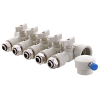 Колектор розподільний 5-way з фітингом (40x20) PPR KOER K0193.PRO (KP2558) Колектор розподільний 5-way з фітингом (40x20) PPR KOER K0193.PRO (KP2558)