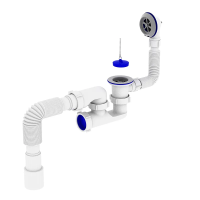Сифон для ванної Zerix SV-02-A 1 1/2 Сифон для ванної Zerix SV-02-A 1 1/2