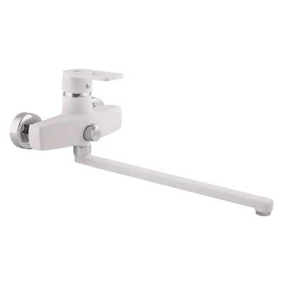 Змішувач для ванни Zerix Z2230-7 білий (ZX0359) Змішувач для ванни Zerix Z2230-7 білий (ZX0359)