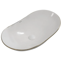 Раковина накладна MIXXUS PREMIUM WAVE-0105 EDGE GOLD 620х360х160mm (MP6557) Раковина накладна MIXXUS PREMIUM WAVE-0105 EDGE GOLD 620х360х160mm (MP6557)