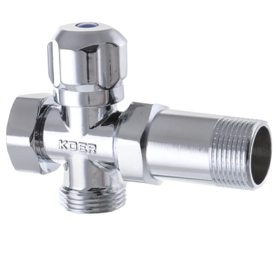 Кран триходовий 3/4x3/4x3/4 Koer KR.521 (KR0148) Кран триходовий 3/4x3/4x3/4 Koer KR.521 (KR0148)