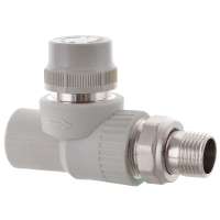 Кран термостатичний прямий PPR 20x1/2 Koer K0151.PRO (KP0192) Кран термостатичний прямий PPR 20x1/2 Koer K0151.PRO (KP0192)