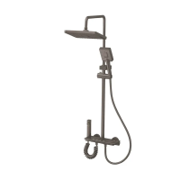 Душова колона Armata BCT-009-J Graphite зі змішувачем з кнопковим перемикачем, 4 режими (CH6511) Душова колона Armata BCT-009-J Graphite зі змішувачем з кнопковим перемикачем, 4 режими (CH6511)