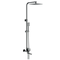 Душова колона MIXXUS KUB-009-J GRAPHITE зі змішувачем з нержавіючої сталі SUS304  (MI6845) Душова колона MIXXUS KUB-009-J GRAPHITE зі змішувачем з нержавіючої сталі SUS304  (MI6845)