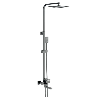 Душова колона MIXXUS KUB-009-J GRAPHITE зі змішувачем з нержавіючої сталі SUS304  (MI6845) Душова колона MIXXUS KUB-009-J GRAPHITE зі змішувачем з нержавіючої сталі SUS304  (MI6845)