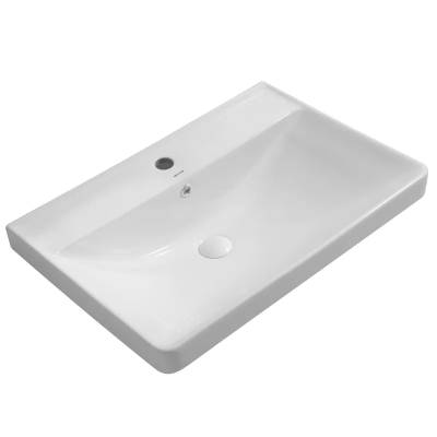 Раковина меблева MIXXUS PREMIUM STYLE-1502 700х480х190mm з отвором під змішувач та переливом (MP649 Раковина меблева MIXXUS PREMIUM STYLE-1502 700х480х190mm з отвором під змішувач та переливом (MP649