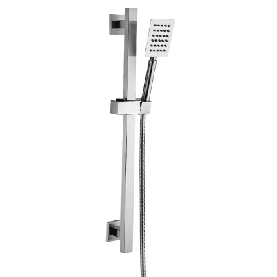 Стійка для душу Zerix SET BAR-SUS-002 з душовим шлангом та лійкою (нерж. сталь) (ZX4941) Стійка для душу Zerix SET BAR-SUS-002 з душовим шлангом та лійкою (нерж. сталь) (ZX4941)