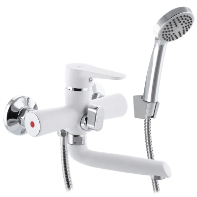 Змішувач для ванни Zerix PUD3 146 білий (ZX2910) Змішувач для ванни Zerix PUD3 146 білий (ZX2910)